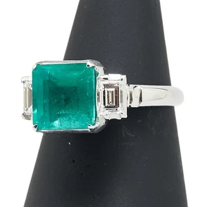 AUTHENTIC Ring ring Pt Platinum #11.5(JP Size) Women - Picture 1 of 8