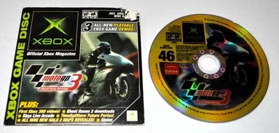 *OFFICIAL XBOX MAGAZINE DEMO DISC #46 MICROSOFT XBOX W/ SLEEVE MOTO GP 3 - Image 1 of 2