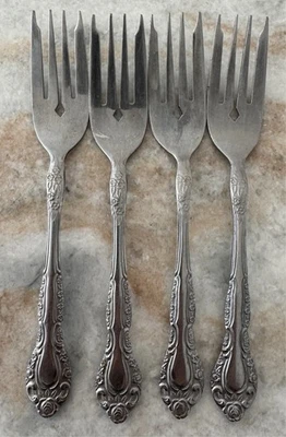 4 tenedores para ensaladas OXH19 INOXIDABLE de OXFORD HALL 6 1/2" Corea brillante Foto 1 de 4