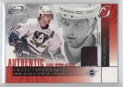 2002-03 Pacific Atomic Game-Worn Jerseys Patch /322 Oleg Tverdovsky #13 Patch - Image 1 of 2