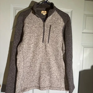 Sudadera pulóver Woolrich para hombre con cremallera en cuarto talla mediana - Imagen 1 de 9