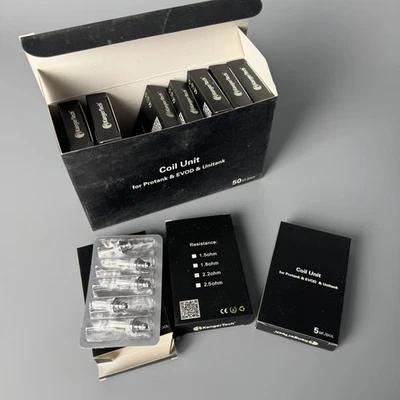 [Clearance] Protank EVOD Coils 2.2 ohm  (10 Packs, 50 Pcs,  1 Box) - Image 1 of 2