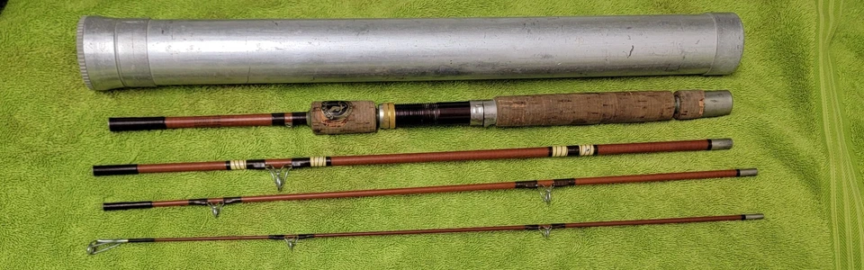 Eagle Claw WRIGHT MCGILL Trailmaster M4TMUL- 6 1/2 4pcs Fishing Rod with tube - Image 1 of 4