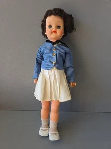 Horsman Vintage Hard Plastic Doll 18 Inches, Sleep Eyes, Shirley like - Picture 1 of 10