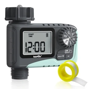 RAINPOINT Sprinkler-Zeitschaltuhr, programmierbare Wasserzeitschaltuhr für Gartenschlauch, Außenschlauch - Bild 1 von 8