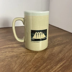 MUG, OTAGIRI- - JAPAN- WARREN KIMBLE SHIP-FOLK ART MUG-SHIP 5” Tall - Picture 1 of 4