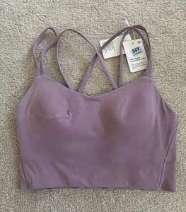 Lululemon Like A Cloud Longline bra Size 4 NWT Lavender Lux - Picture 1 of 4
