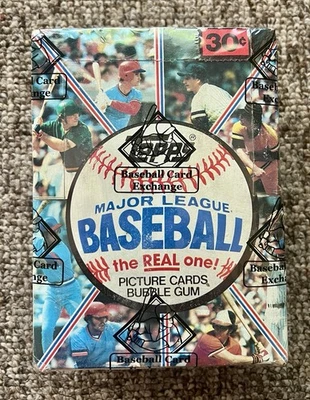 1981 Topps Baseball Wax Pack Box BBCE Authenticated 36 Packs HOF - Image 1 of 4