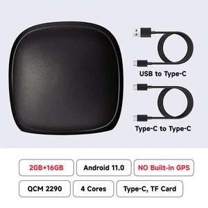 Carplay Ai Box 8+128G Android 13 Wireless Carplay Android Auto QCM6125 8-Core CP - Picture 1 of 16