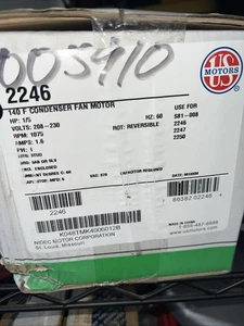 Motor ventilador condensador HP 1/5 reversible. Aire. Ac - Imagen 1 de 3