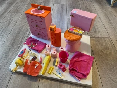 Juego de accesorios de baño Julie's Groovy American Girl Doll Foto 1 de 4