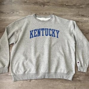 Kentucky Champion Sudadera de Vellón Pesado para Hombres 3XL Gris - Imagen 1 de 8