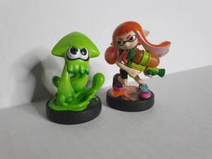 Nintendo Amiibo - Splatoon 2er Pack - Inkling Orange Girl & Squid  - Bild 1 von 7