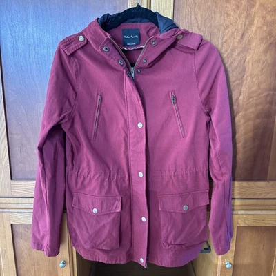 Куртка универсальная грузовая с капюшоном Eden Society бордовая размер маленький - Изображение 1 из 4