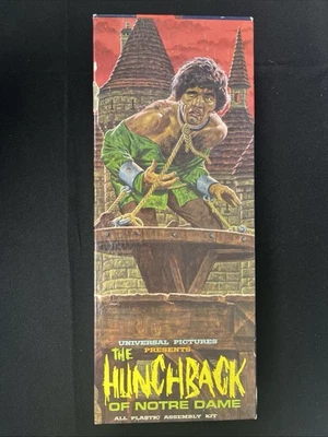 1963 Aurora Hunchback Of Notre Dame Complete Model Kit 461-98 - Image 1 of 4