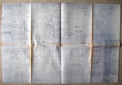 CORGI JUNIORS - E.R.F. MOTOR DE BOMBEROS/TENDER - MOLDE DE CARROCERÍA Dibujo Original de Fábrica Foto 1 de 4