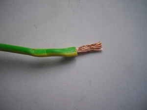 10m Stromkabel Elektrokabel Erdekabel Litze H07V-K 1,5mm² Grün/Gelb feindrähtig - Bild 1 von 3