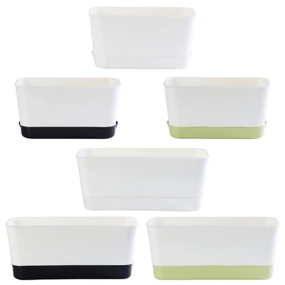 Window Box Planter Vegetables Growing Container for Garden Windowsill Porch - Image 1 of 2