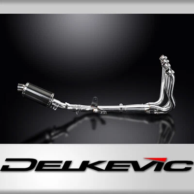 Suzuki GSX-S1000 2016-2024 Complete Exhaust 4-1 9" Oval Carbon Muffler - Image 1 of 4