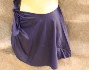 BIKINI ÜBERWURF TUCH PAREO RÖCKCHEN GRÖSSE S DUNKELBLAU UNI - Bild 1 von 1