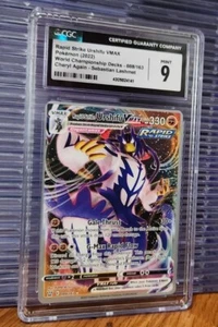 Rapid Strike Urshifu VMAX 088 World Championship 2022 Promo Pokemon Card CGC 9 - Picture 1 of 7
