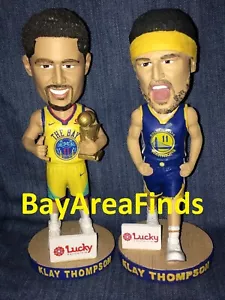 2 Cerchietti Golden State Warriors Klay Thompson Championship Bobblehead SGA GSW - Foto 1 di 7