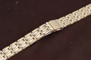 Hadley-Roma 12mm Yellow Gold Plated Ladies Watch Bracelet/Band, LB5331Y - Picture 1 of 3