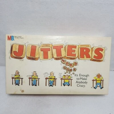 Jitters Word Dice Game Its Enough to Make Anybody Crazy MB 1986 Age 10+ Complete - Image 1 of 4