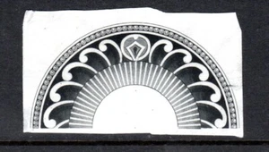American BNC 'Arch 3' Vignette Proof on India Intaglio 1800s - Picture 1 of 2