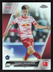 2021-22 Topps Chrome Bundesliga #59 Sidney Raebiger #59 Refractors RC RB Leipzig - Picture 1 of 2