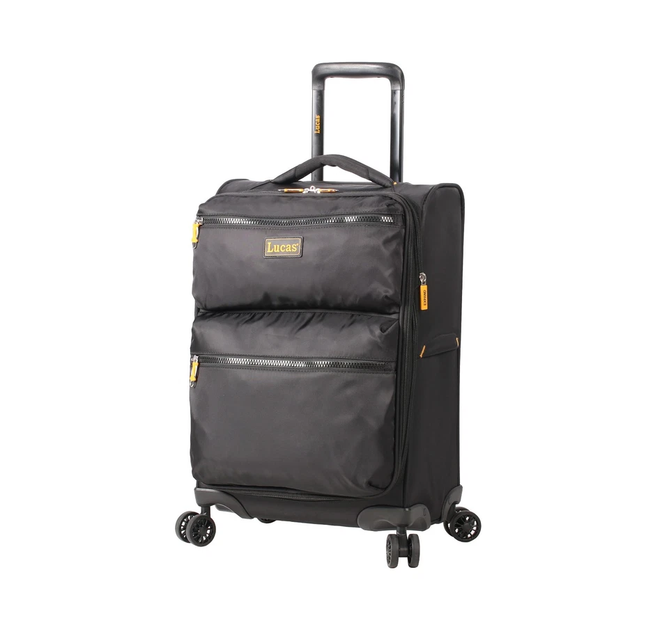 Lucas Ultra Lightweight Carry on Softside 20 Inch Expandable Luggage With Wheels