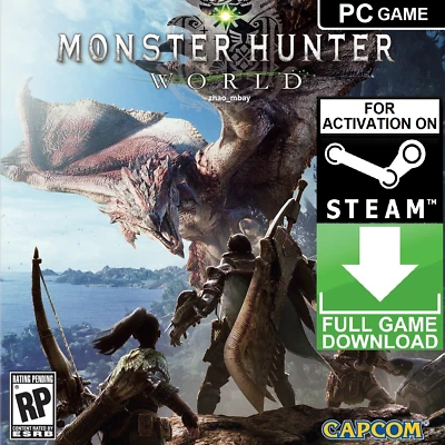 Monster Hunter: World PC Steam Key [US REGION] FAST DELIVERY! Open World RPG - Image 1 of 4