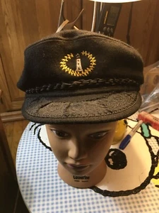Aegean Greek Fishermans Cap Wool Nylon Made In Greece Grape Size 57- 7 1/8 Hat - Picture 1 of 13