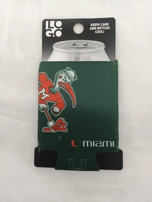 MLB con licencia de Logo Brands Miami Hurricanes NFL Can Cozy - (neopreno) NUEVO Foto 1 de 2