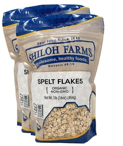 Shiloh Farms - Organic Spelt Flakes, 2 Packs - 16 Ounce Each - Picture 1 of 12