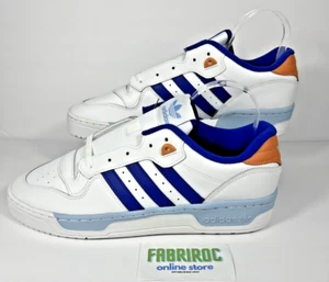 Men's Adidas Rivalry Low 'Orange/Blue/White' / ID9763 / Size 13 - Picture 1 of 10