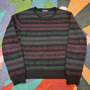 Polo Ralph Lauren Strickpullover Pullover, Fair Isle, Kaschmir Wolle, Vintage, Large - Bild 1 von 6