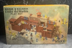 RARE Vintage Marx - 3681 Fort Apache - Original Cardboard Box Only - Picture 1 of 12