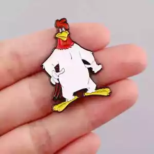 FOGHORN LEGHORN Looney tunes Merrie Melodies enamel pin badge "boy I say boy" - Picture 1 of 3