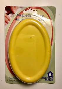MAGNETIC HOLDER BY HELPING HAND HOLDS PINS,NEEDLES PAPER CLIPS NIP #46034 - Picture 1 of 2