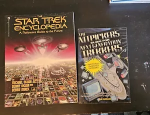 The Star Trek Encyclopedia & Star Trek: The Nitpickers Guide for Next Gen Lot! - Picture 1 of 1