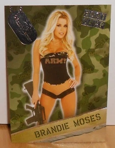 BENCHWARMER  BUBBLE GUM 2013 - BOOT CAMP - INSERT CARD #6  BRANDIE MOSES - Picture 1 of 2