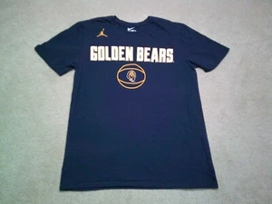 California Golden Bears Basketball T Shirt Mens Large Blue Nike Jordan - Picture 1 of 8