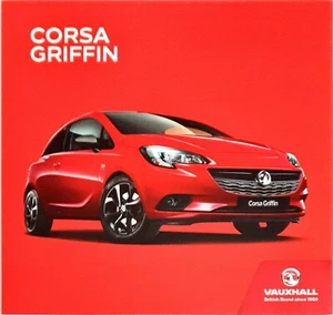 Vauxhall Corsa Griffin Brochure 2018 - Picture 1 of 1