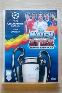 TOPPS MATCH ATTAX UEFA Champions League 2017 2018 carpeta completa 446 k + 2 LE - Imagen 1 de 24
