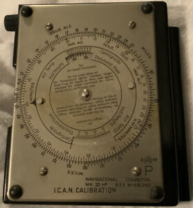 WWII RAF I.C.A.N.Navigational Computor MK III H* Ref 6B/250 Bakelite LNP/R/11/53