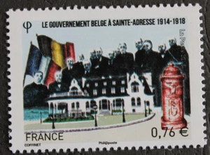 Timbre - FRANCE - Gouvernement belge à Sainte-Adresse - YT4933 - Neuf ** - 2015 - Picture 1 of 1