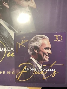 Andrea Bocelli / THE DUETS 30TH ANNIVERSARY SIGNED (LP) Mit Handsig. Art Card - Bild 1 von 2
