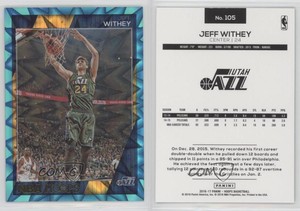 2016-17 Panini NBA Hoops Teal Explosion Jeff Withey #105