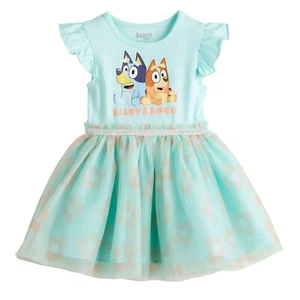 Disney Bluey Girls Dress Tutu Bingo Dog Size 4 5 6 6X 8 NWT NEW outfit - Picture 1 of 5